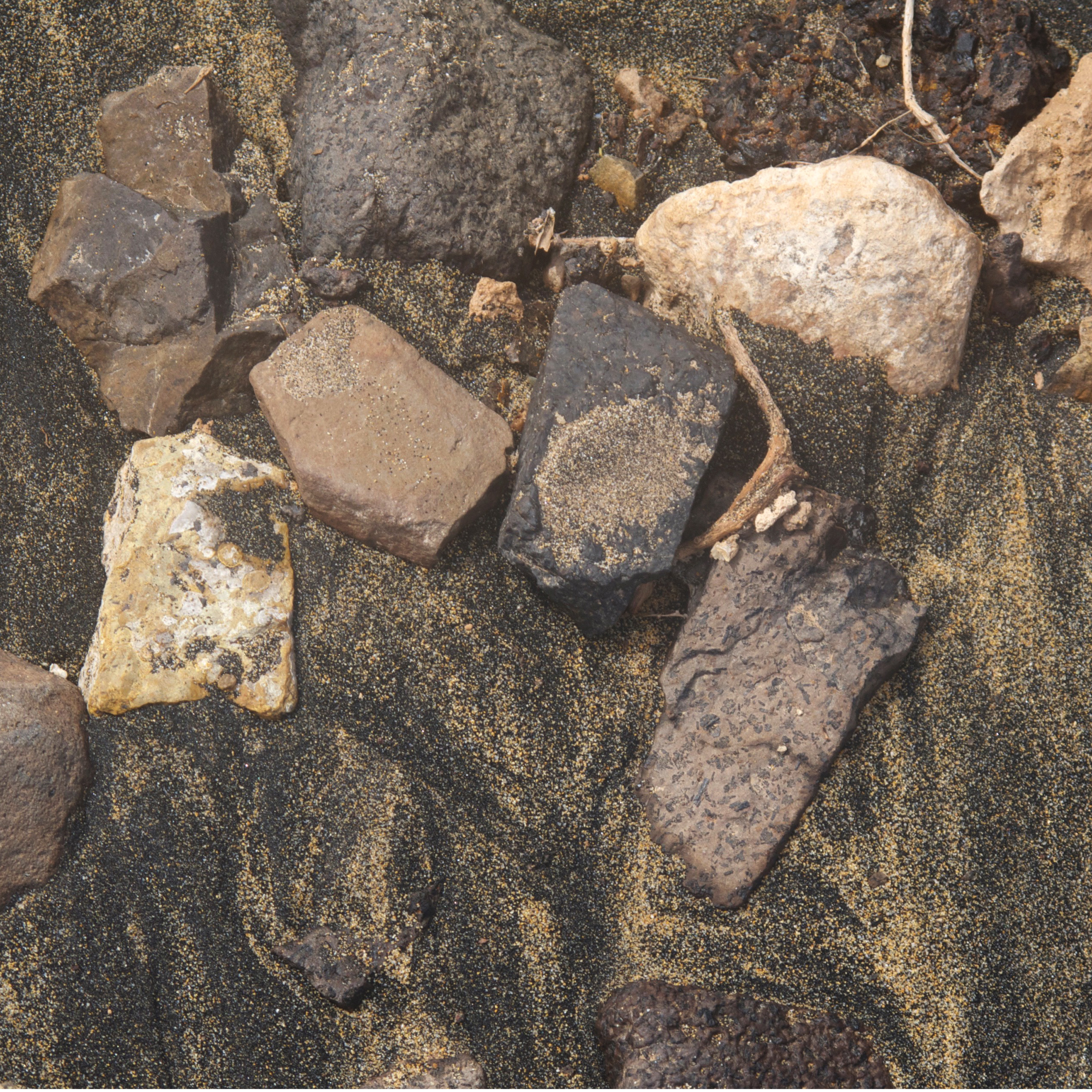 Piedras en la arena, Steine im Sand, Fuerteventura