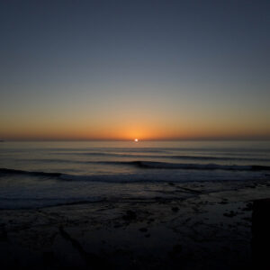 Tardeser con olas, Sonnenuntergang mit Wellen, Fuerteventura